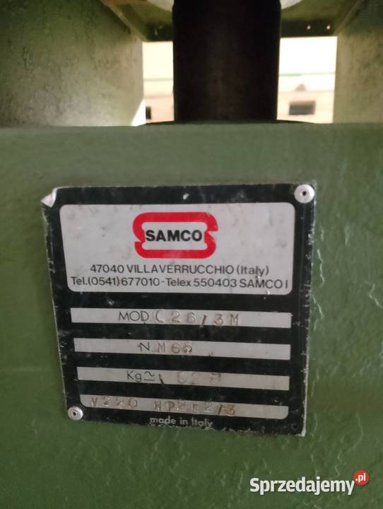 maszyna stolarska SAMCO C263M 5w1