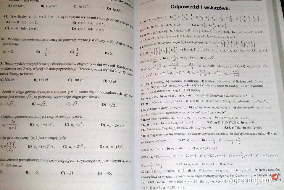 Matura z matematyki roku 2010 A Cew H Nahorska lubelskie Chełm sprzedam