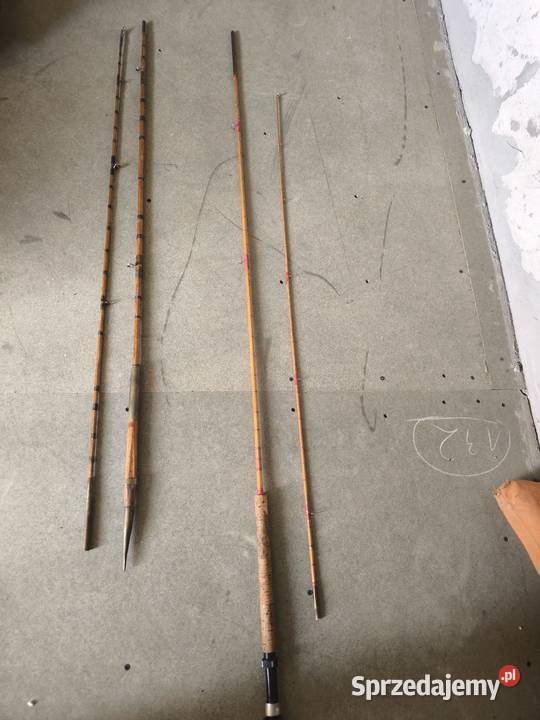 stare dwie wędki tzw klejonki ładnie zachowane Radomsko sprzedam