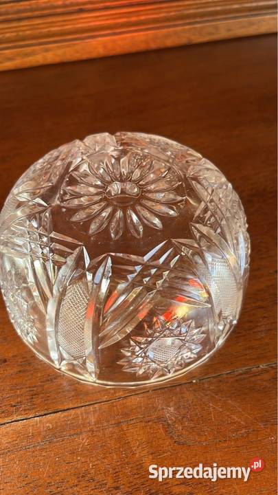 Kryształowa miseczka do deserów słodyczy dipów Porcelana i szkło