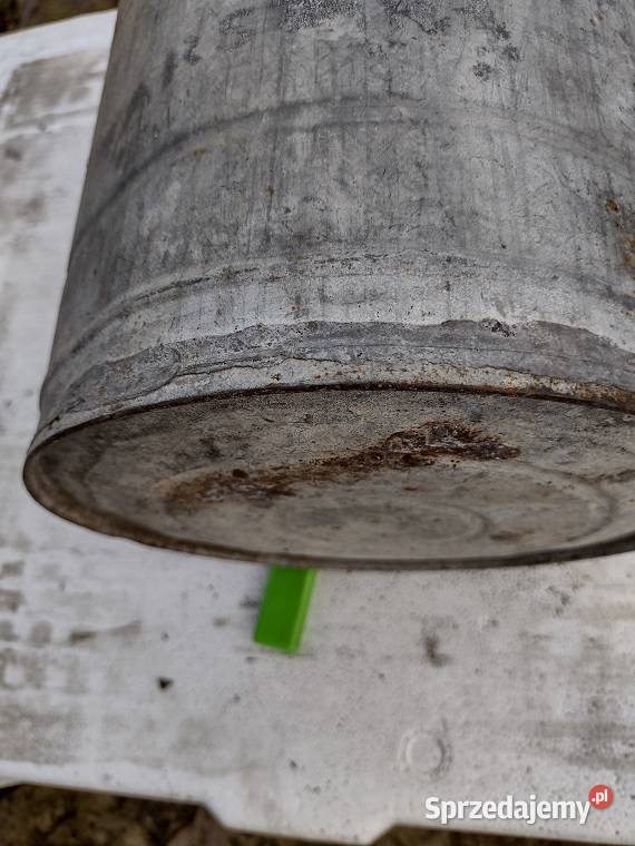 Stara bańka kanister PRL Milejewo