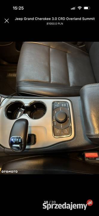 Jeep Grand Cherokee WK2 lift SUMMIT polski salon Warszawa