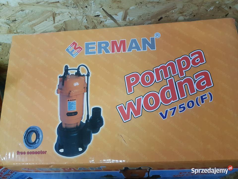 POMPA DO BRUDNEJ WODY SZAMBA ERMAN Z NOŻEM Głogowa