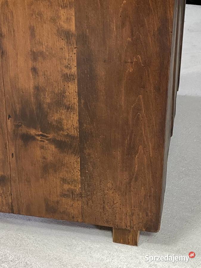 Szafka eklektyczna z nadstawką orzech ok 1900 r Meble Budno