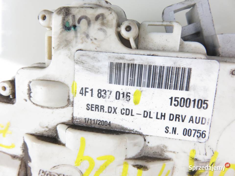 ZAMEK PRAWY PRZEDNI AUDI A6 C6 4F1837016