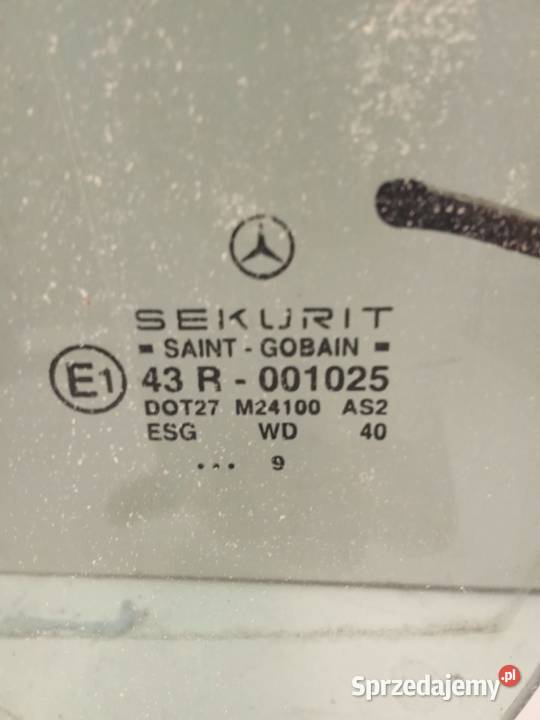 Szyba Drzwi Lewa Przednia Mercedes Cclass W210 dostawcze Bralin sprzedam