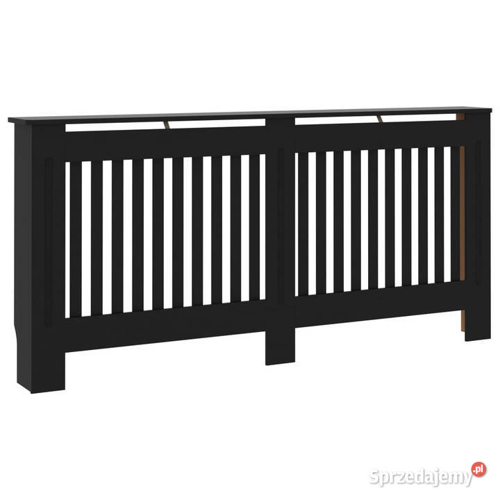 Osłona na kaloryfer czarna 172x19x815 MDF Warszawa