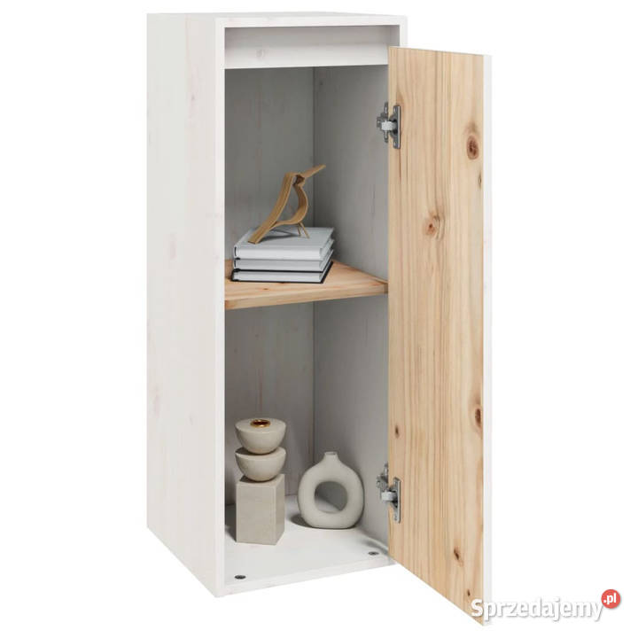 Szafki ścienne 2 białe 30x30x80 lite drewno Warszawa sprzedam