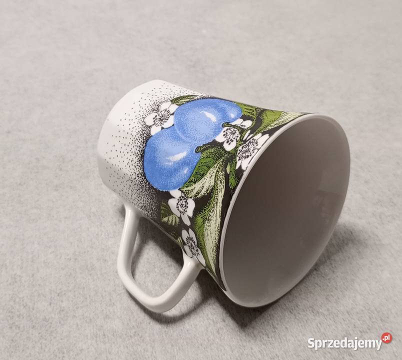 Chodzież Porcelanowy Kubek Śliwy Śliwki Łódź