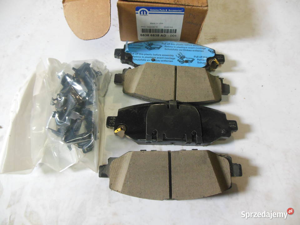 Klocki hamulcowe MOPAR 68386838AD Klocki tył osobowe Kozy