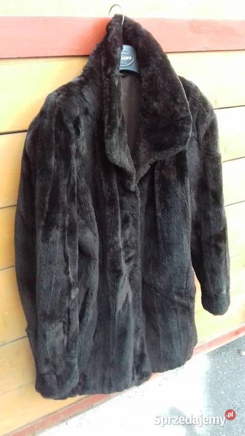 Kurtka futrzana damska czarna do sprzedania Kraków