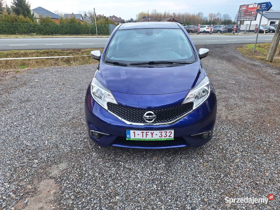 NISSAN NOTEBENZYNANAVIGACJAASYSTENT PASA granatowy Note