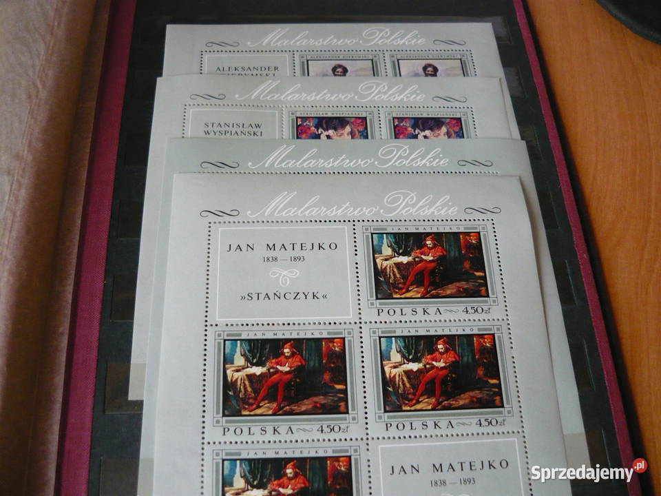 Znaczki malarstwo Polskie śląskie Myszków sprzedam