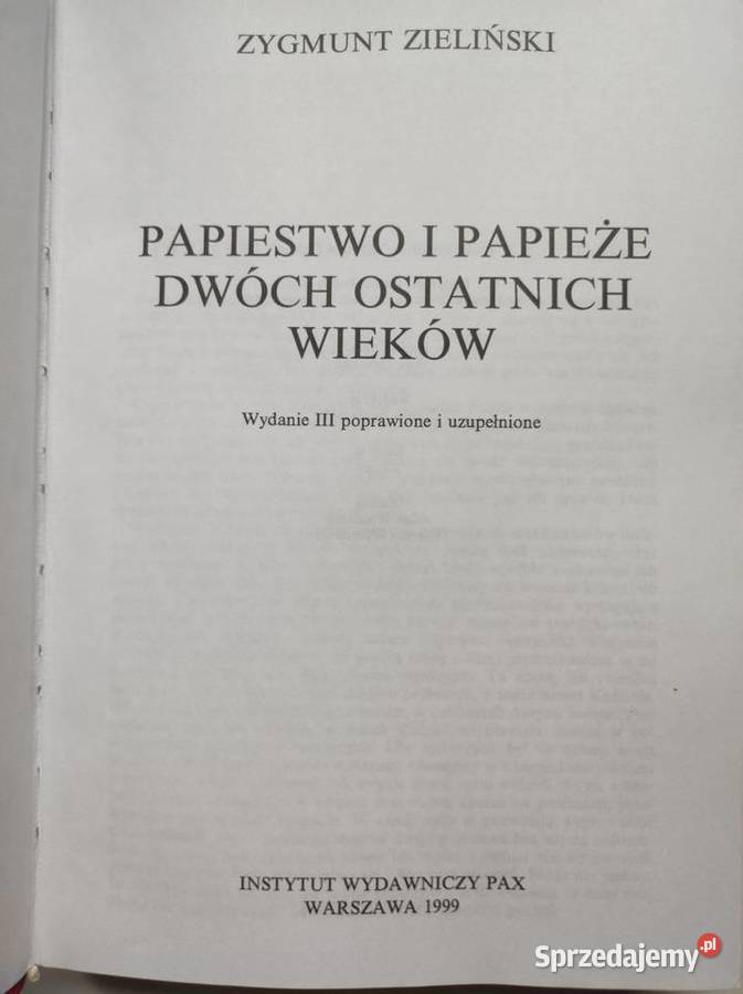 Papiestwo i papieże dwóch ostatnich wieków Kielce