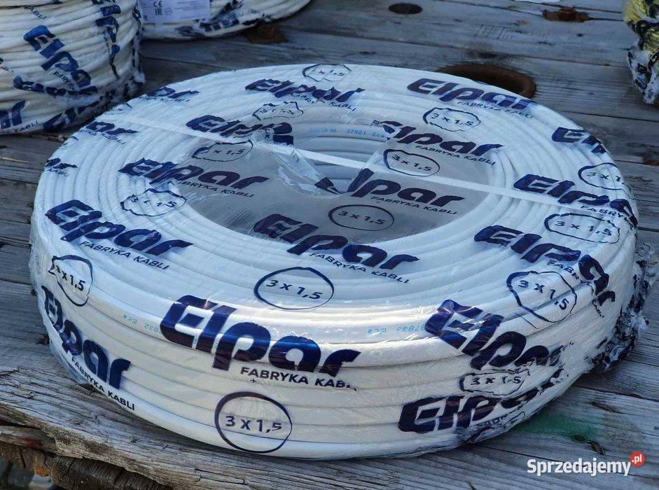 Przewody YDYp 3x15 ELPAR 100 mb Ornontowice