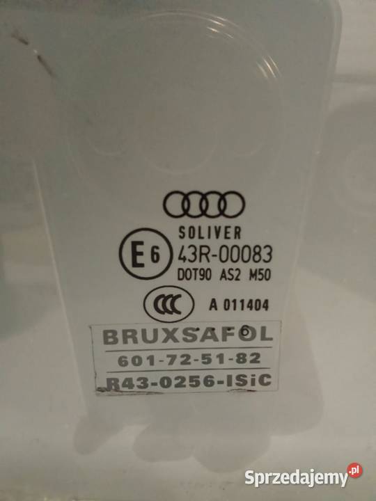 Szyba Drzwi Lewa Prawa Audi A6 04 Oryginał Bralin
