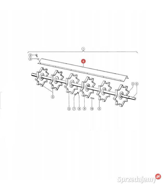 Blacha odrzutnika słomy Claas Dominator Mega Namysłów