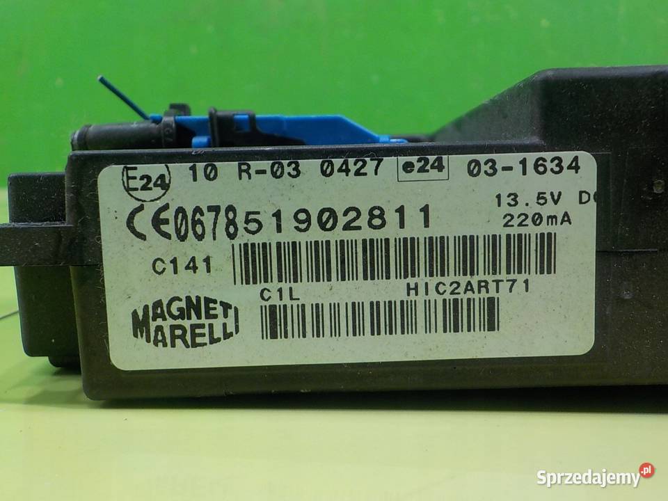 FIAT 500 09 B 12r 3D modul BLUE ME 51902811 Wyposażenie elektryczne Suków