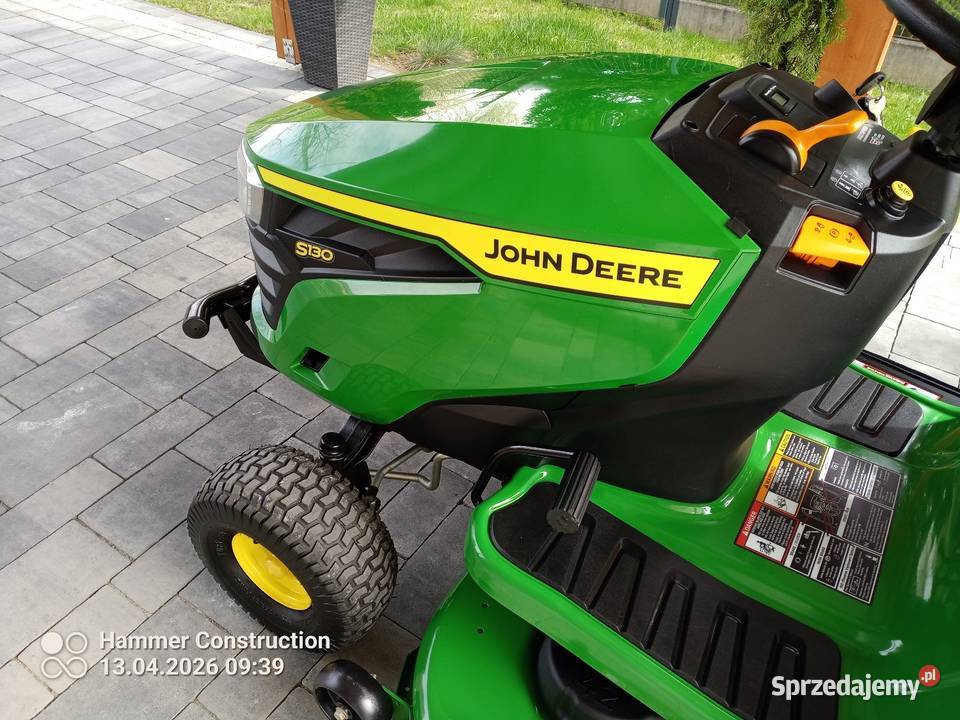 Traktorek kosiarka John Deere S130USA sprzedam