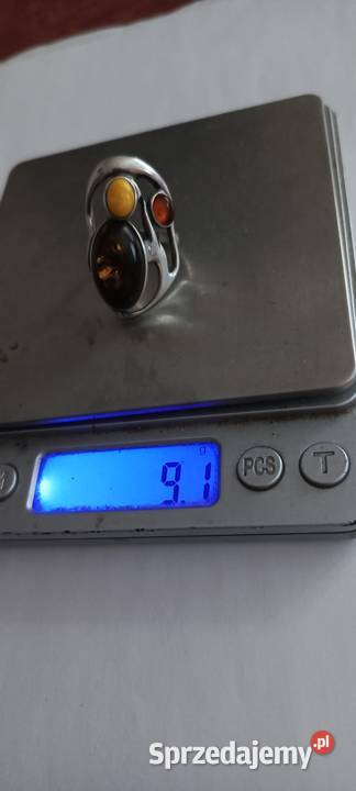 Pierścionek Bursztyn Białystok sprzedam