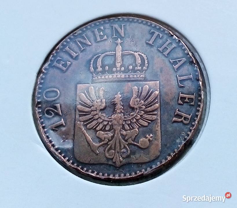 NIEMCYPRUSY 3 PFENINGI1865 rAMIEDZŁADNA Legionowo