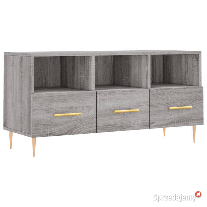 Szafka pod telewizor szary dąb sonoma 102x36x50 RTV