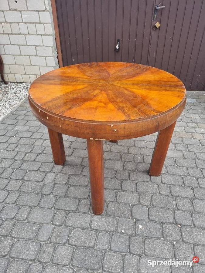 Stary stół Art Deco beczka antyk vintage Meble Sękocin Nowy