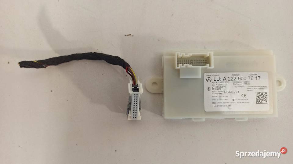 MODUŁ STEROWNIK SAM MERCEDES W213 A2229007617 sprzedam