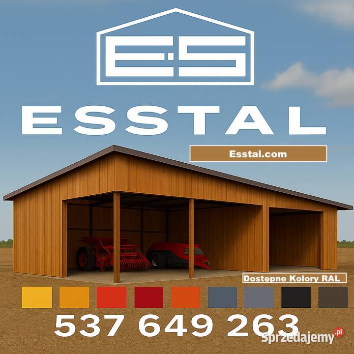 Carport BLASZAK Garaż Blaszany Wiata Lubiń