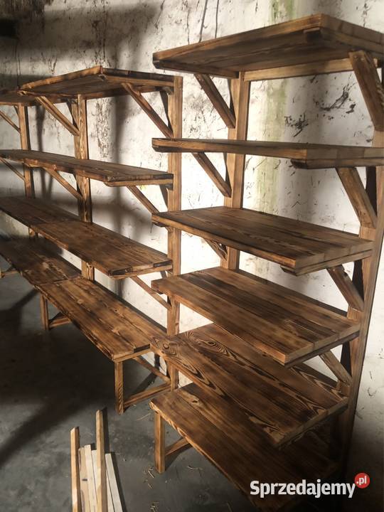 Regał do spiżarni sklepowy ekspozytor 100x40x200 Chełmża