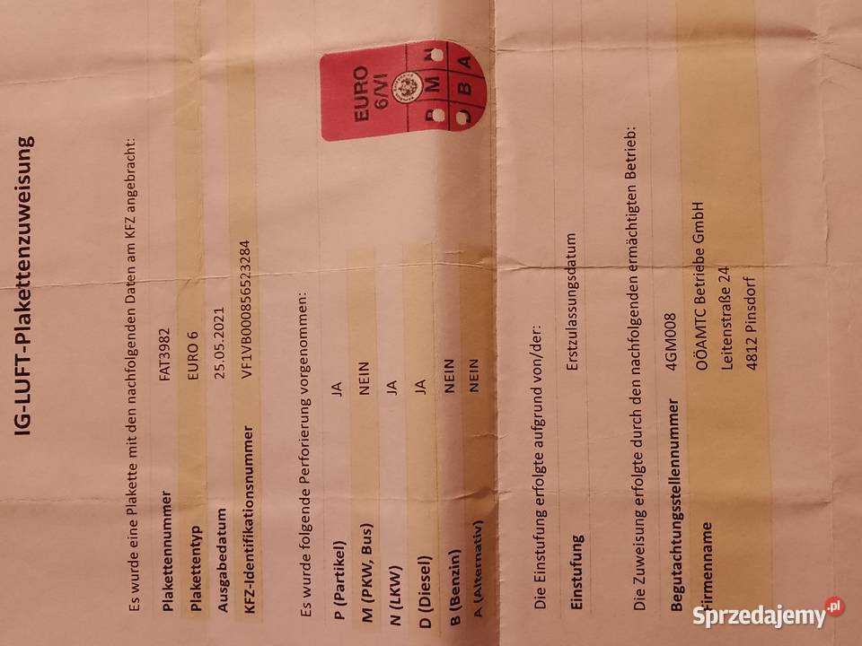 Renault Master Euro 610EPIrej 32017r Zamienie Pobiedziska