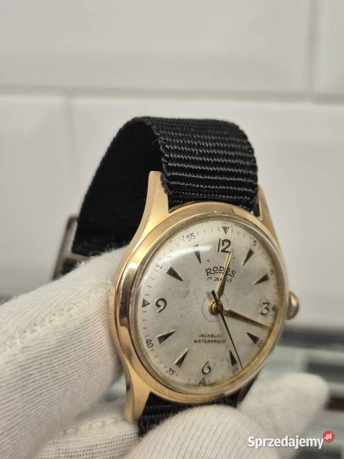 Rzadki zegarek szwajcarskiRodos Chorzów