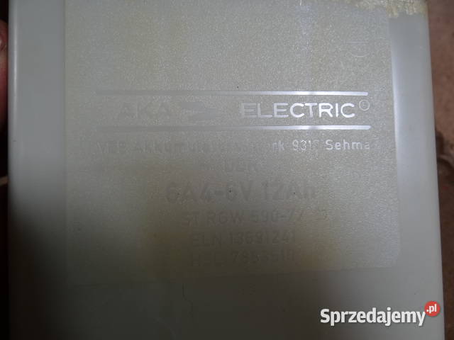 obudowa akumulator AKUELEKTRIC MZ Simson org DDR Akumulatory motocyklowe sprzedam