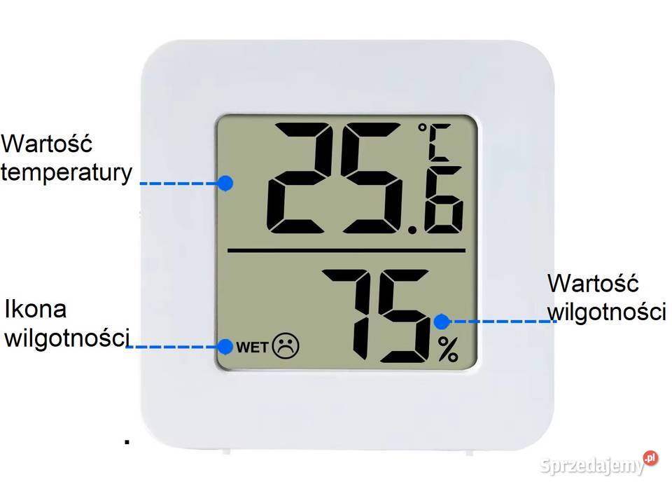 Termometr Higrometr LCD Cyfrowy Domowy łódzkie Sieradz