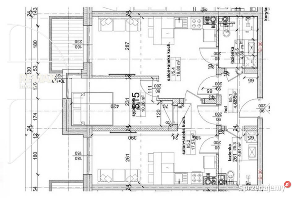 Mieszkanie w Kętach z garażem i balkonem 6102m2 Kęty