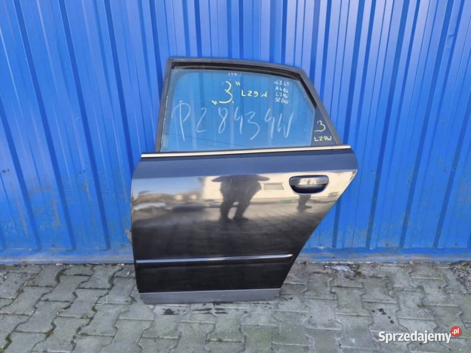 3 DRZWI TYŁ LEWY TYLNE LEWE AUDI A4 B6 SEDAN Działoszyce sprzedam