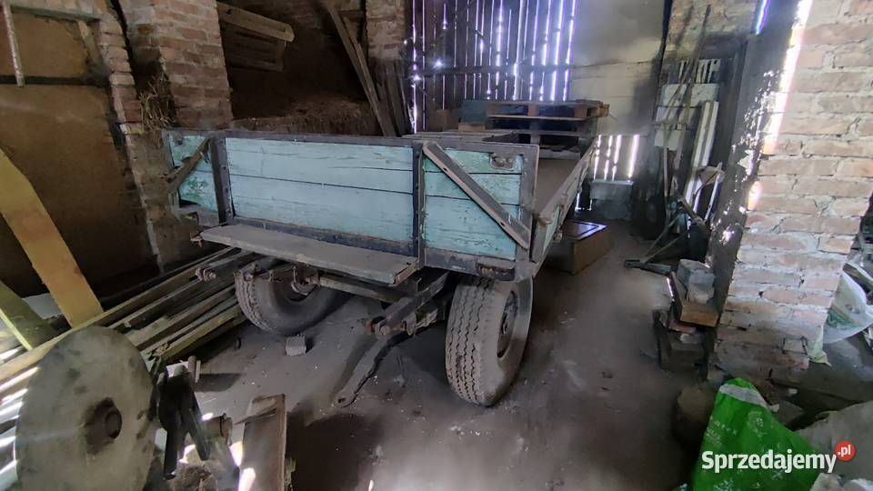 przyczepa polna rolnicza 210x430 nieuszkodzony Pogroszew