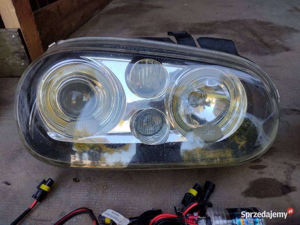 Lampy Przód Hella Celis Mk4 Golf wielkopolskie Turek