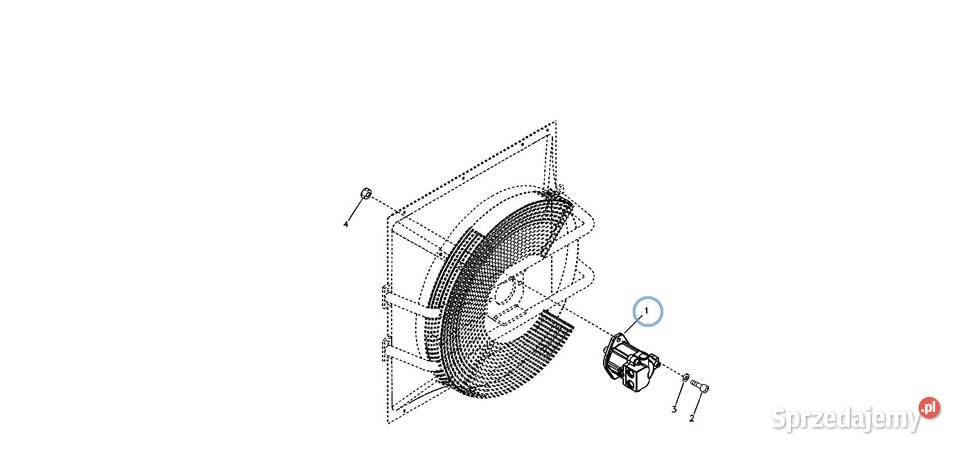 SILNIK WENTYLATORA VOLVO ORYGINAŁ 14531612 warmińsko-mazurskie Olsztyn