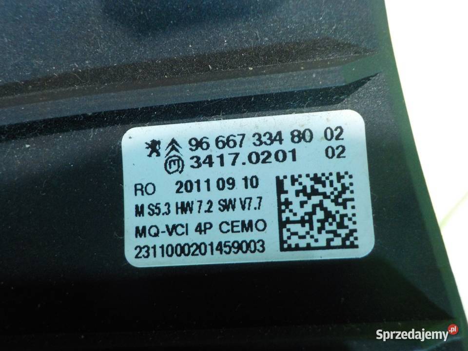 PEUGEOT 508 I 16 EHDI AUT 11r KOMBI przelaczniki osobowe Suków