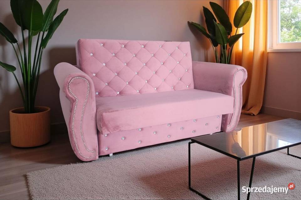 Sofa Chester Amerykanka Kryształ Glamour Dom i Ogród Poznań sprzedam