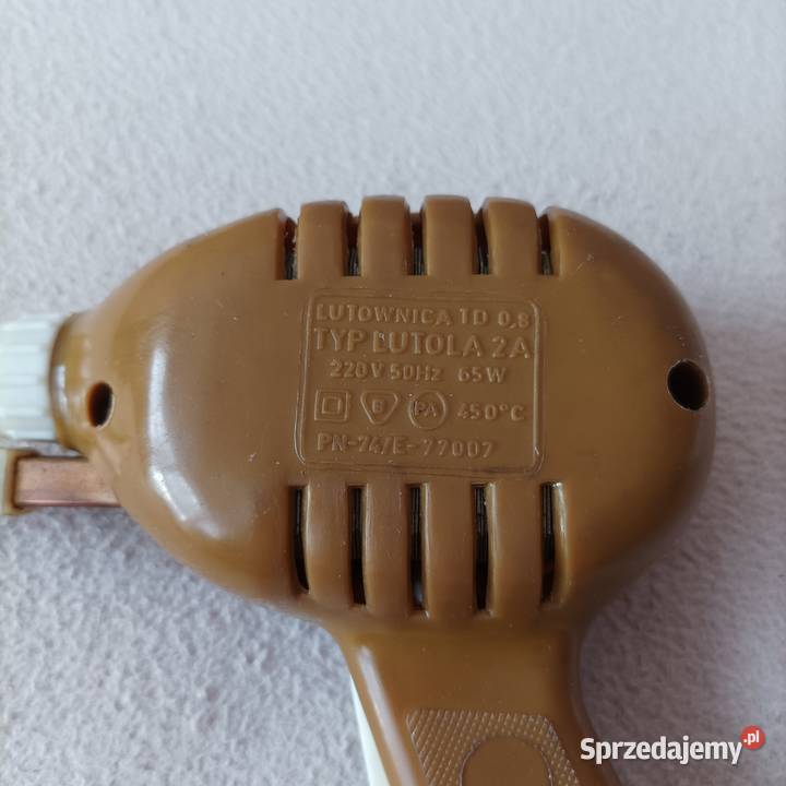 Lutownica transformatorowa Lutola 2A 65W z PRLu Stronie Śląskie