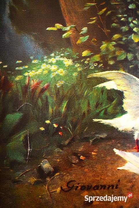 Maryja z Dzieciątkiem dawny oleodruk z końca XIX Chełmno sprzedam