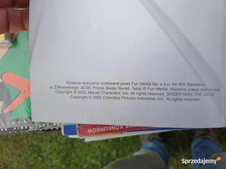 SpiderMan komiks filmowy 2002 pomorskie Gdynia