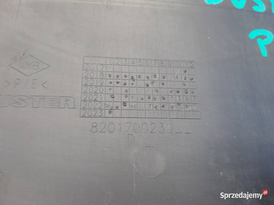 DACIA DUSTER II LISTWA DRZWI PRAWY TYŁ Trzciel
