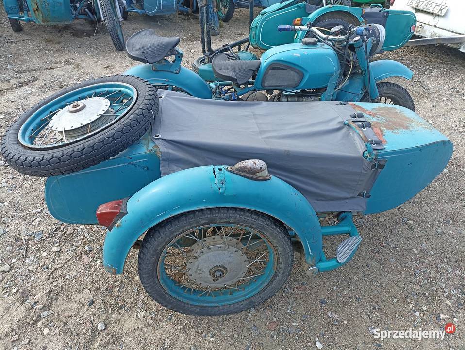 R010 DNIEPR MT9 1973 z wózkiem bocznym WYSYŁKA Ostrołęka