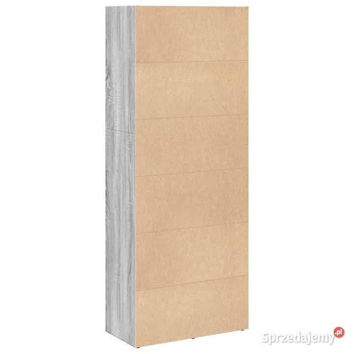 Regał na książki szary dąb sonoma 60x30x152 Regały Warszawa