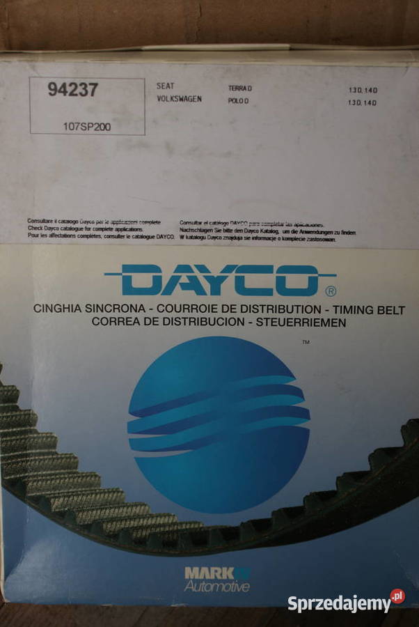 94237 DAYCO PASEK ROZRZĄDU SEAT VW 14D Białobrzegi sprzedam