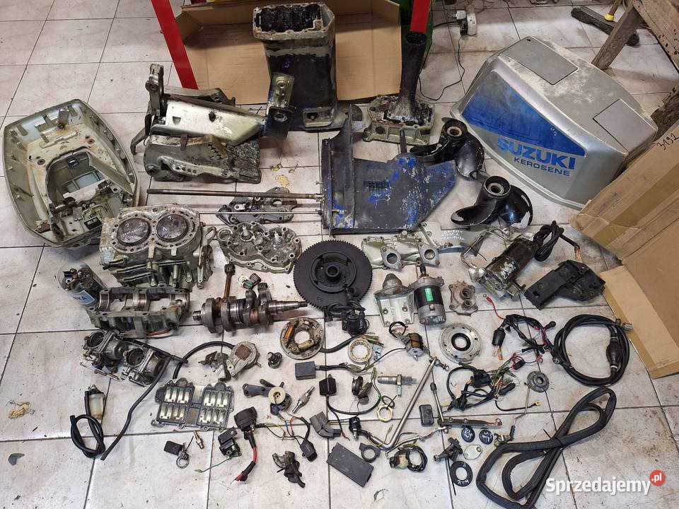 Suzuki DT 50 K silnik zaburtowy części spodzina