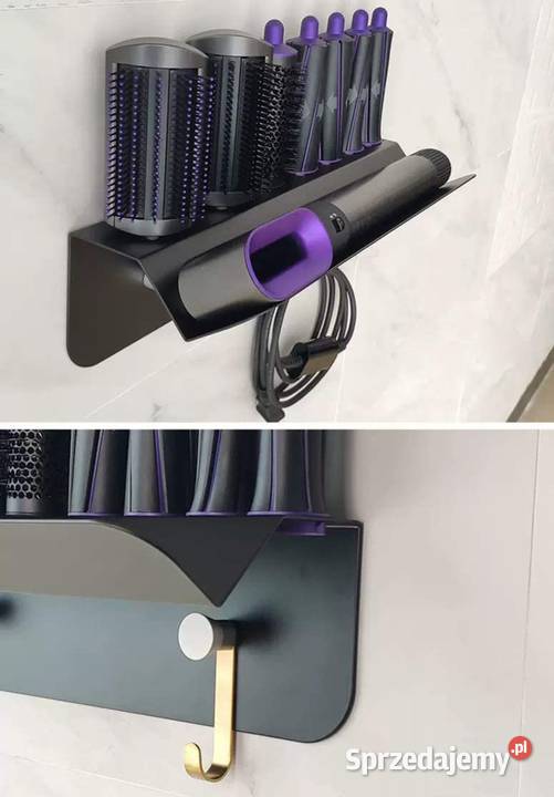 Uchwyt wieszak na szczotki suszarkę fryzjerski